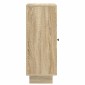 vidaXL Πλαϊνό γραφείο Sonoma Δρυς 33 x 34,5 x 90 εκ Επεξεργασμένο Ξύλο