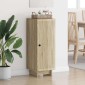 vidaXL Πλαϊνό γραφείο Sonoma Δρυς 33 x 34,5 x 90 εκ Επεξεργασμένο Ξύλο