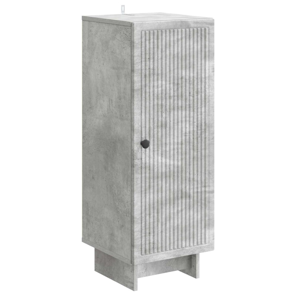 vidaXL Πλαϊνό γραφείο Γκρι Σκυροδέματος 33 x 34,5 x 90 εκ
