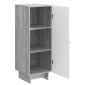 vidaXL Πλαϊνό γραφείο Γκρι Sonoma 33 x 34,5 x 90 εκ Επεξεργασμένο Ξύλο