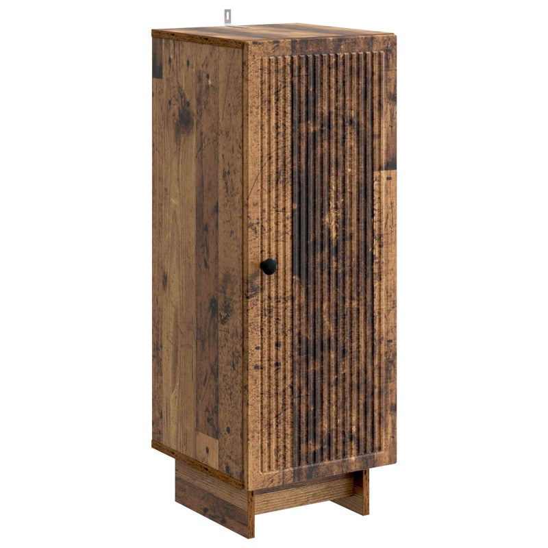 vidaXL Πλαϊνό γραφείο Παλαιωμένο ξύλο 33 x 34,5 x 90 εκ