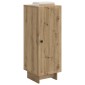 vidaXL Πλαϊνό γραφείο Artisan Δρυς 33 x 34,5 x 90 εκ