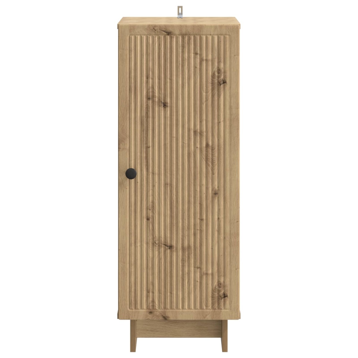 vidaXL Πλαϊνό γραφείο Artisan Δρυς 33 x 34,5 x 90 εκ