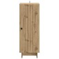 vidaXL Πλαϊνό γραφείο Artisan Δρυς 33 x 34,5 x 90 εκ