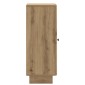 vidaXL Πλαϊνό γραφείο Artisan Δρυς 33 x 34,5 x 90 εκ