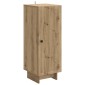 vidaXL Πλαϊνό γραφείο Artisan Δρυς 33 x 34,5 x 90 εκ