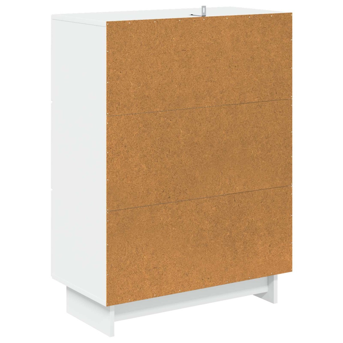 vidaXL Ντουλάπι με Συρτάρια Λευκό 66 x 34,5 x 90 εκ Επεξεργασμένο Ξύλο