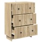 vidaXL Ντουλάπι με Συρτάρια Sonoma Δρυς 66 x 34,5 x 90 εκ