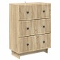 vidaXL Ντουλάπι με Συρτάρια Sonoma Δρυς 66 x 34,5 x 90 εκ