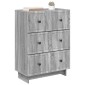 vidaXL Ντουλάπι με Συρτάρια Γκρι Sonoma 66 x 34,5 x 90 εκ