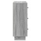 vidaXL Ντουλάπι με Συρτάρια Γκρι Sonoma 66 x 34,5 x 90 εκ