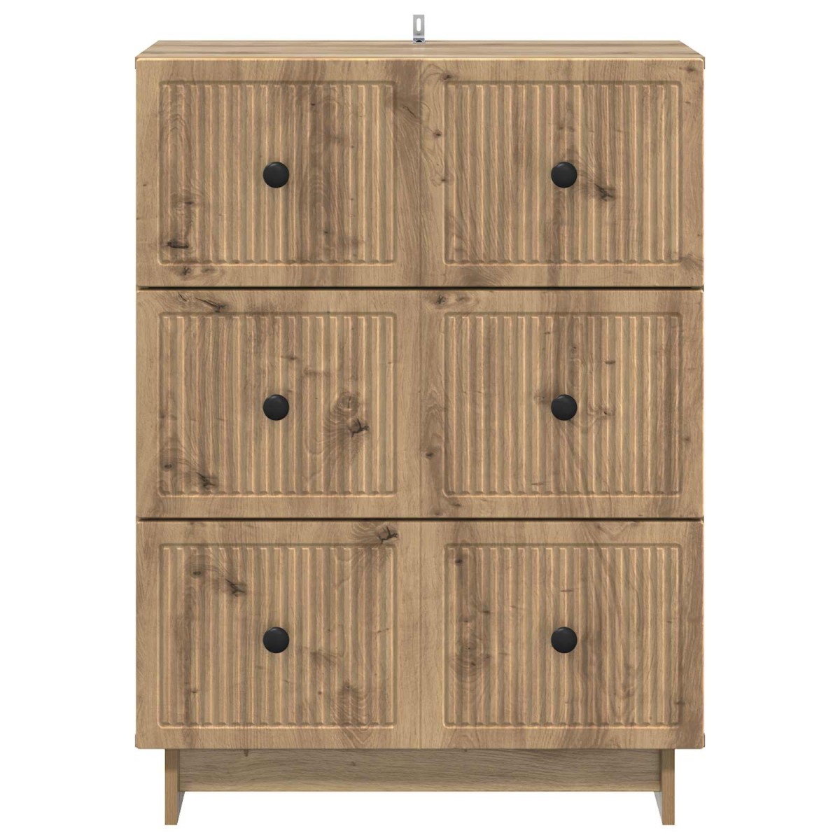 vidaXL Ντουλάπι με Συρτάρια 66 x 34,5 x 90 εκ Επεξεργασμένο Ξύλο