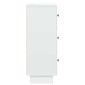 vidaXL Ντουλάπι με Συρτάρια Λευκό 33 x 34,5 x 90 εκ Επεξεργασμένο Ξύλο