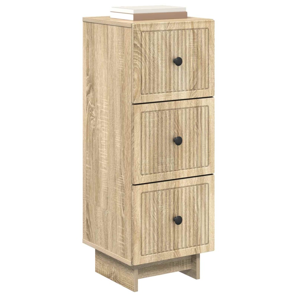vidaXL Ντουλάπι με Συρτάρια Sonoma Δρυς 33 x 34,5 x 90 εκ