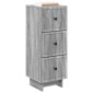 vidaXL Ντουλάπι με Συρτάρια Γκρι Sonoma 33 x 34,5 x 90 εκ