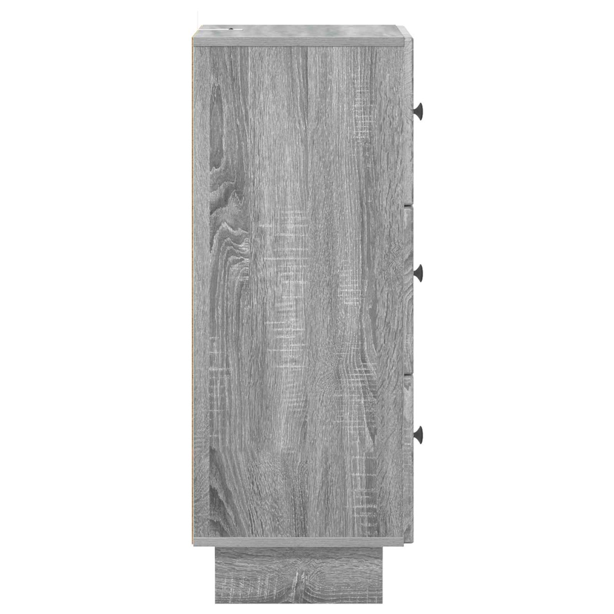 vidaXL Ντουλάπι με Συρτάρια Γκρι Sonoma 33 x 34,5 x 90 εκ