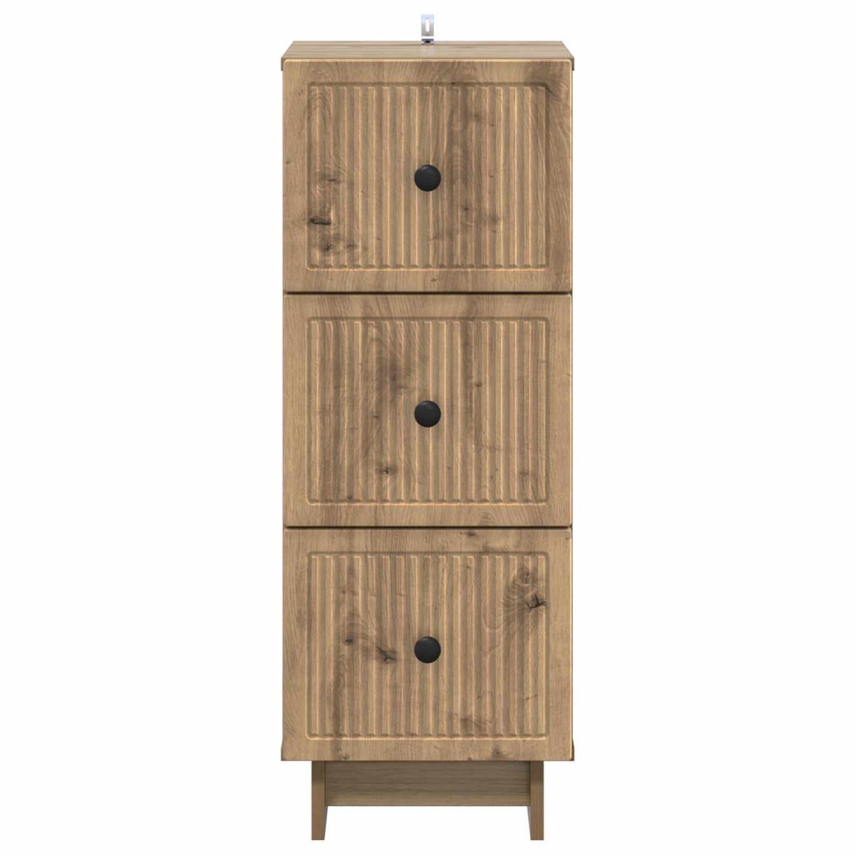 vidaXL Ντουλάπι με Συρτάρια 33 x 34,5 x 90 εκ Επεξεργασμένο Ξύλο