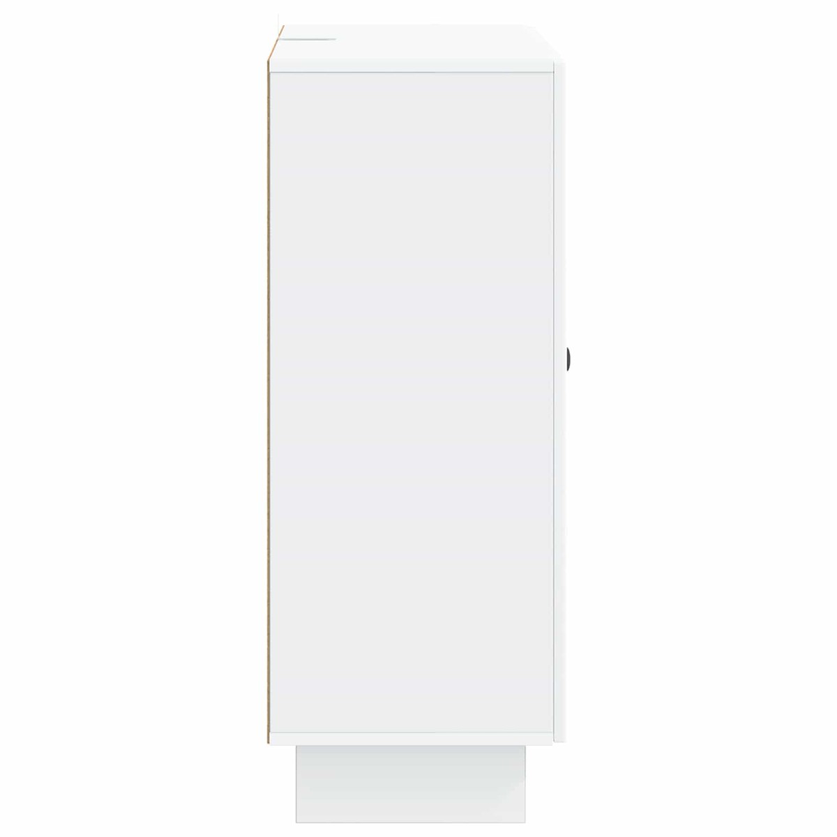 vidaXL Πλαϊνό γραφείο Λευκό 66 x 34,5 x 90 εκ Επεξεργασμένο Ξύλο