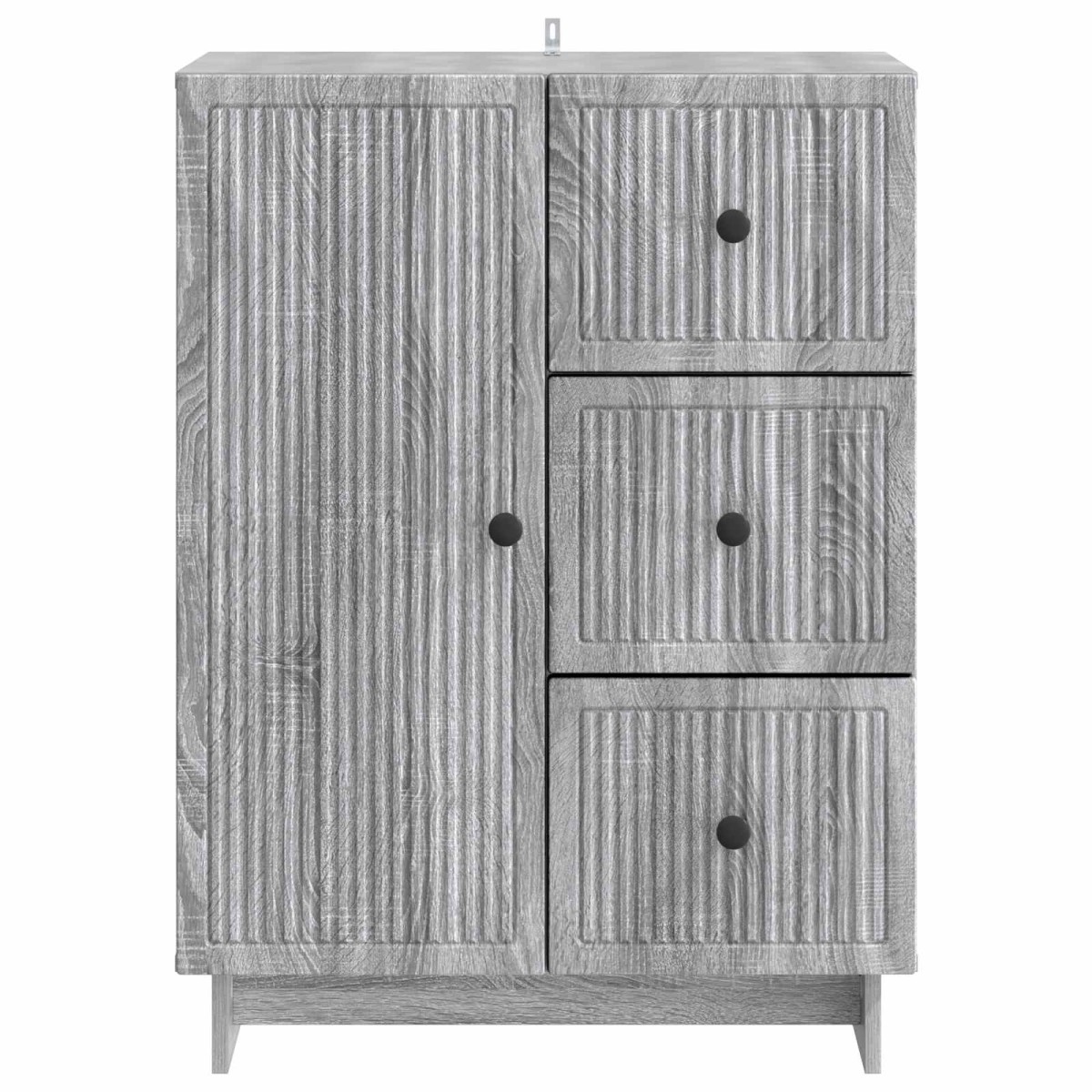 vidaXL Πλαϊνό γραφείο Γκρι Sonoma 66 x 34,5 x 90 εκ Επεξεργασμένο Ξύλο