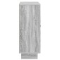 vidaXL Πλαϊνό γραφείο Γκρι Sonoma 66 x 34,5 x 90 εκ Επεξεργασμένο Ξύλο