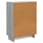 vidaXL Πλαϊνό γραφείο Γκρι Sonoma 66 x 34,5 x 90 εκ Επεξεργασμένο Ξύλο