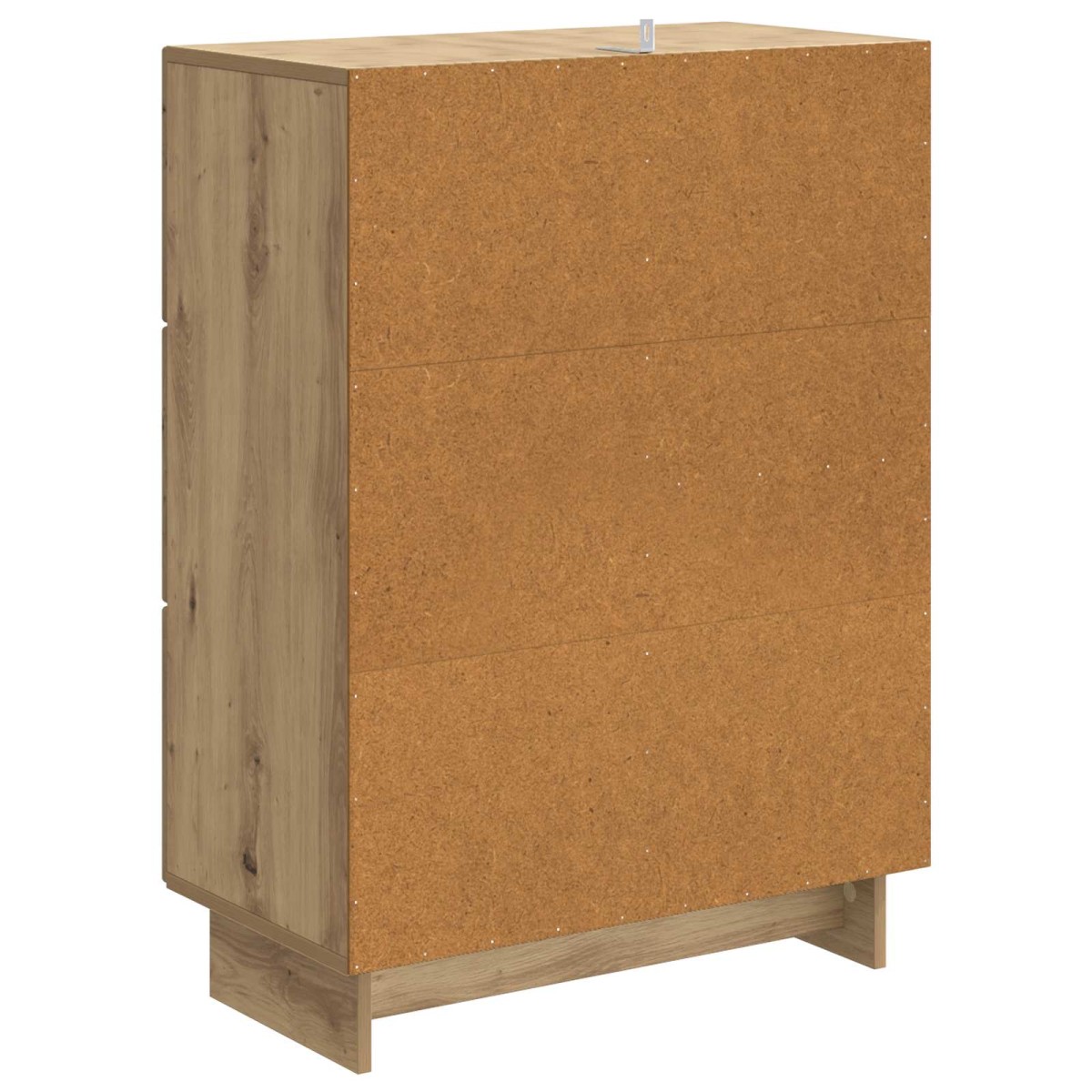 vidaXL Πλαϊνό γραφείο Artisan Δρυς 66 x 34,5 x 90 εκ