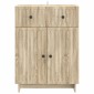vidaXL Πλαϊνό γραφείο Sonoma Δρυς 66 x 34,5 x 90 εκ Επεξεργασμένο Ξύλο