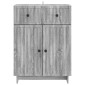 vidaXL Πλαϊνό γραφείο Γκρι Sonoma 66 x 34,5 x 90 εκ Επεξεργασμένο Ξύλο