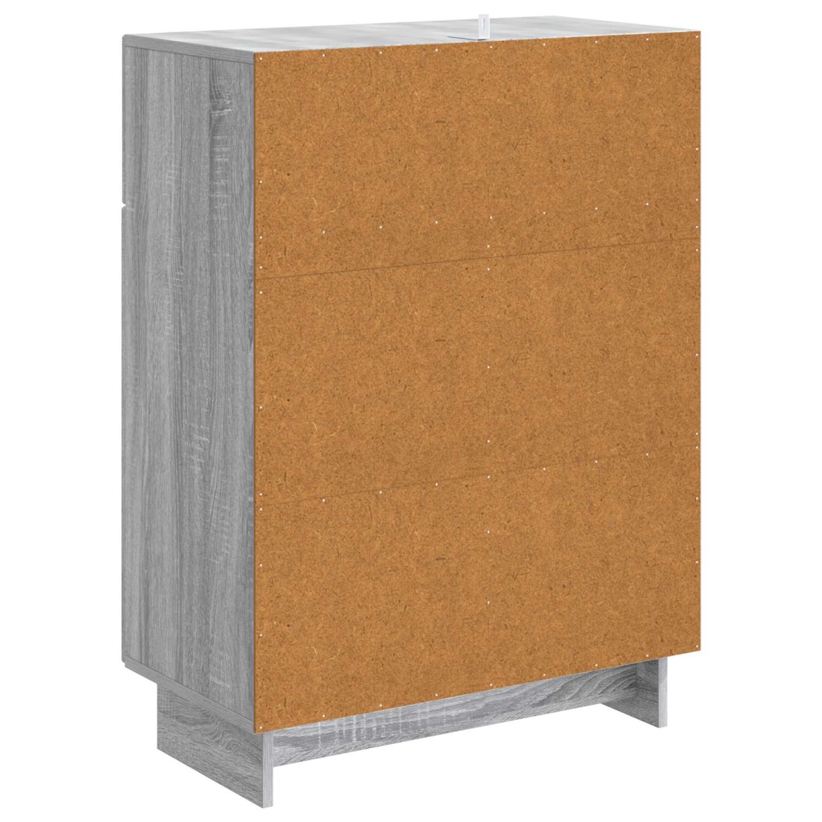 vidaXL Πλαϊνό γραφείο Γκρι Sonoma 66 x 34,5 x 90 εκ Επεξεργασμένο Ξύλο