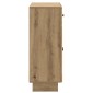 vidaXL Πλαϊνό γραφείο Artisan Δρυς 66 x 34,5 x 90 εκ