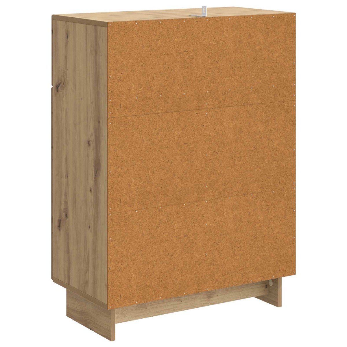 vidaXL Πλαϊνό γραφείο Artisan Δρυς 66 x 34,5 x 90 εκ