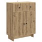 vidaXL Πλαϊνό γραφείο Artisan Δρυς 66 x 34,5 x 90 εκ