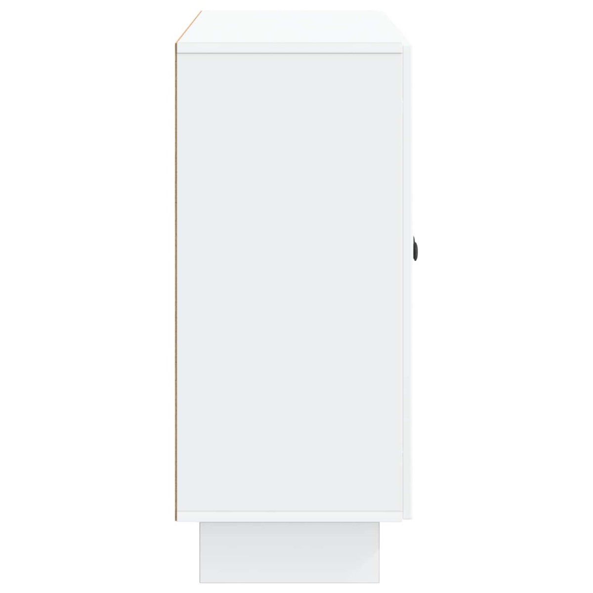 vidaXL Πλαϊνό γραφείο Λευκό 89 x 34,5 x 80 εκ Επεξεργασμένο Ξύλο