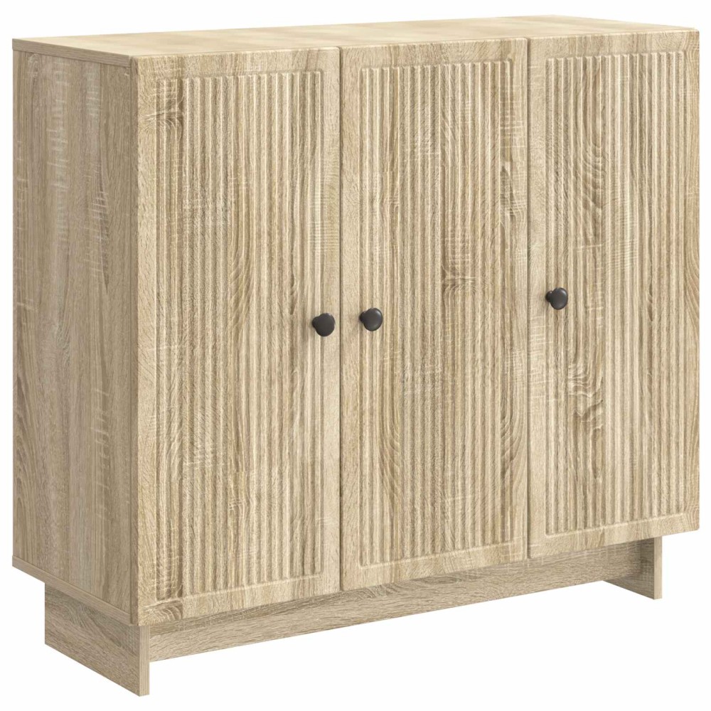 vidaXL Πλαϊνό γραφείο Sonoma Δρυς 89 x 34,5 x 80 εκ Επεξεργασμένο Ξύλο