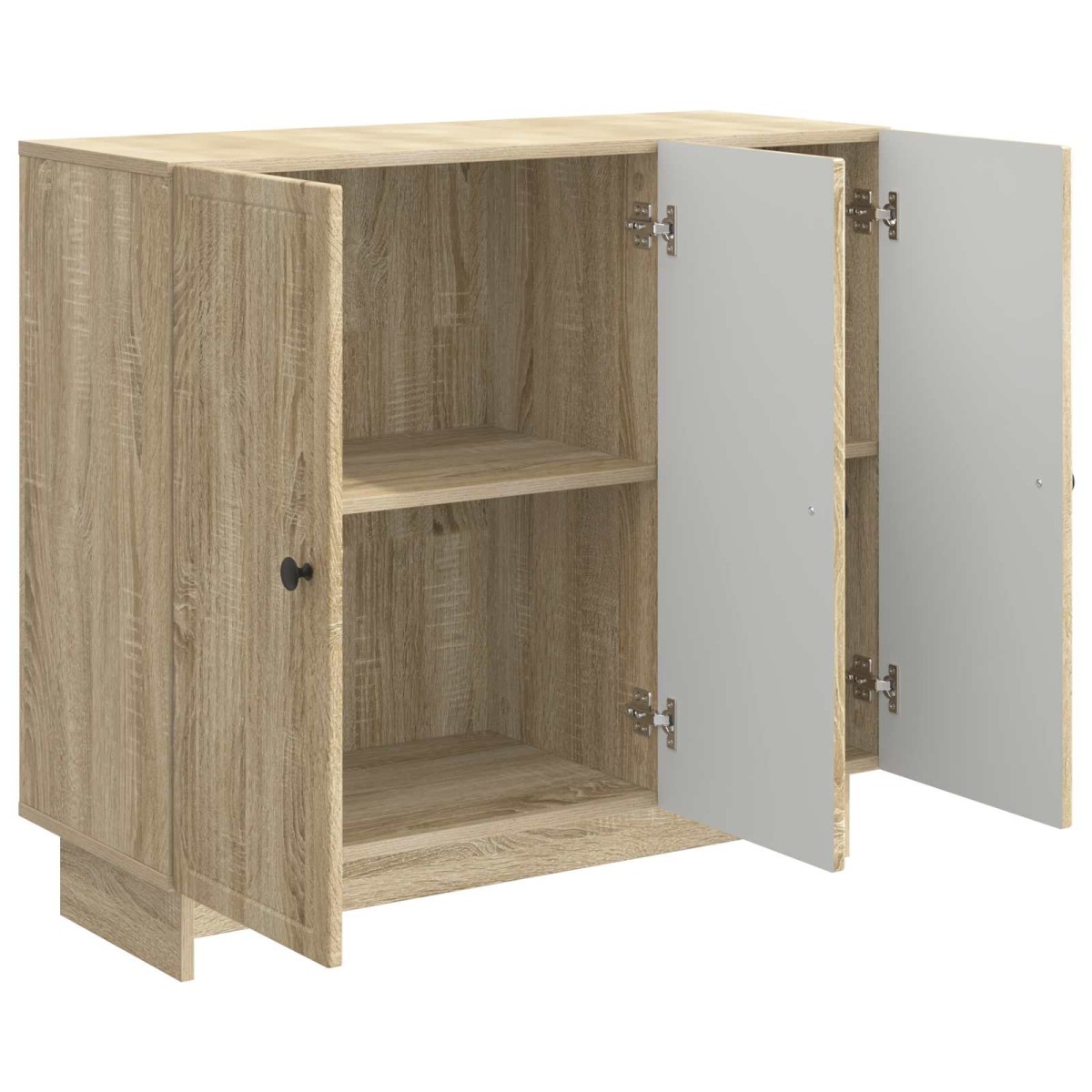 vidaXL Πλαϊνό γραφείο Sonoma Δρυς 89 x 34,5 x 80 εκ Επεξεργασμένο Ξύλο