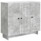 vidaXL Πλαϊνό γραφείο Γκρι Σκυροδέματος 89 x 34,5 x 80 εκ