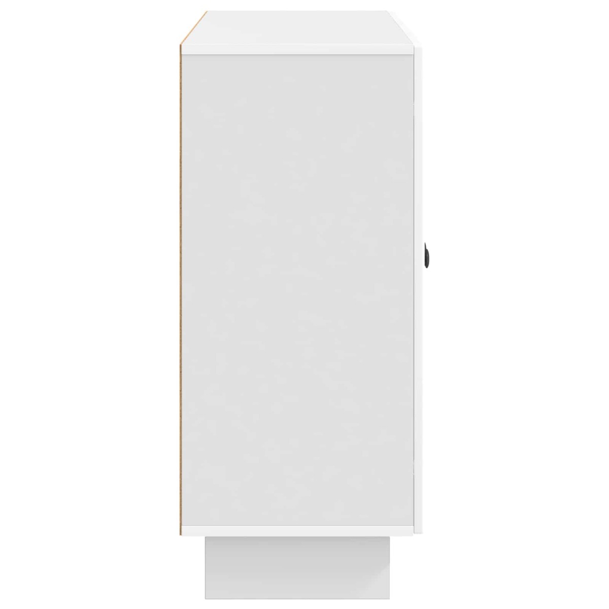 vidaXL Πλαϊνό γραφείο Γυαλιστερό Λευκό 89 x 34,5 x 80 εκ