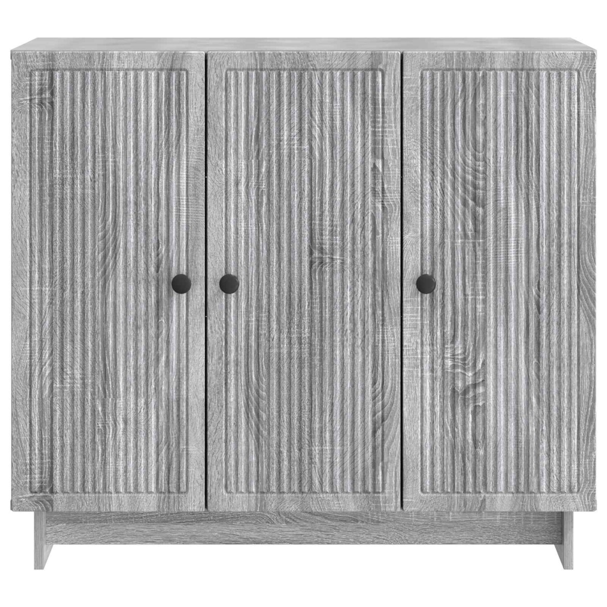 vidaXL Πλαϊνό γραφείο Γκρι Sonoma 89 x 34,5 x 80 εκ Επεξεργασμένο Ξύλο