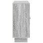 vidaXL Πλαϊνό γραφείο Γκρι Sonoma 89 x 34,5 x 80 εκ Επεξεργασμένο Ξύλο