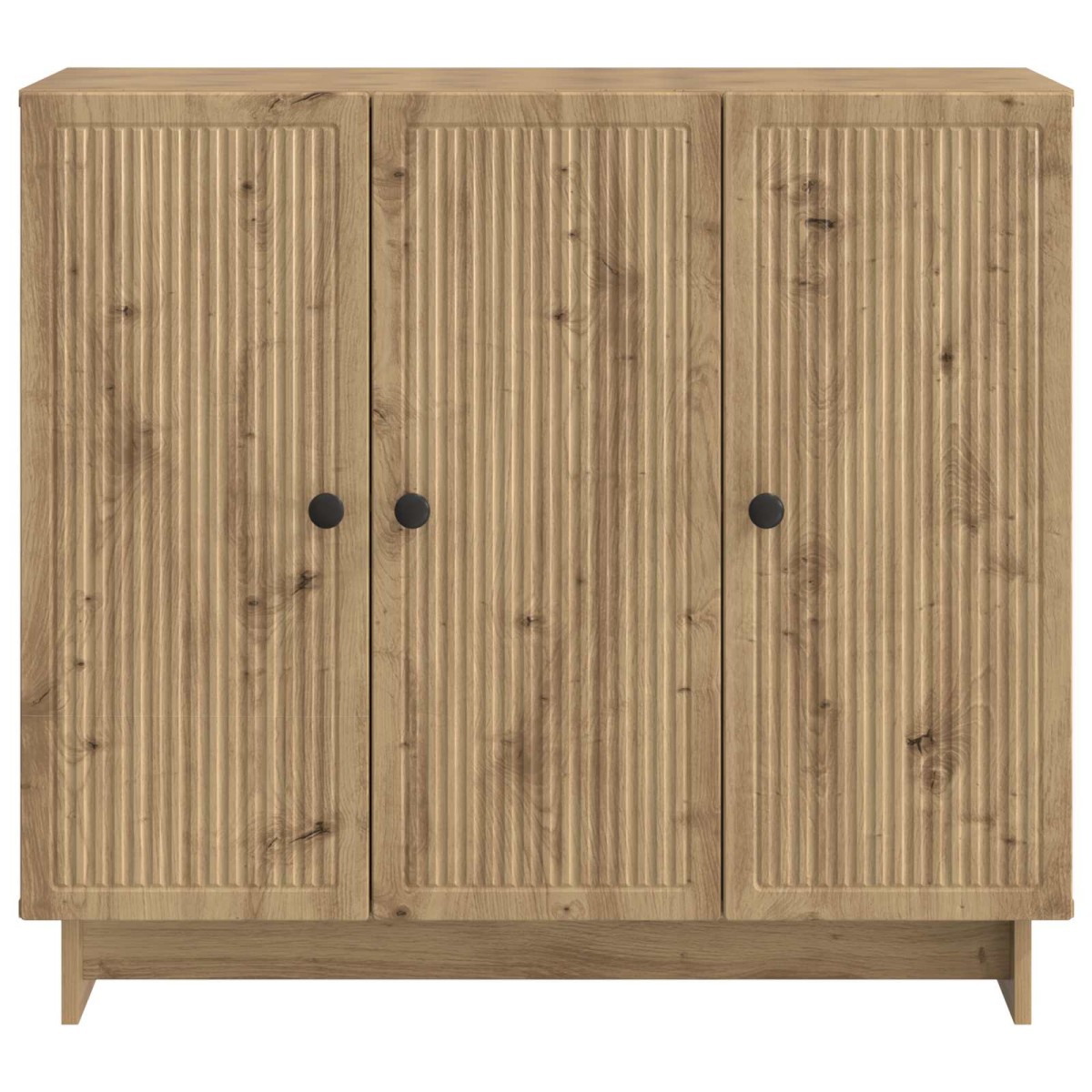 vidaXL Πλαϊνό γραφείο Artisan Δρυς 89 x 34,5 x 80 εκ