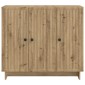 vidaXL Πλαϊνό γραφείο Artisan Δρυς 89 x 34,5 x 80 εκ
