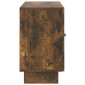 vidaXL Πλαϊνό γραφείο Καπνισμένο Ξύλο Δρυός 89 x 34,5 x 60 εκ.