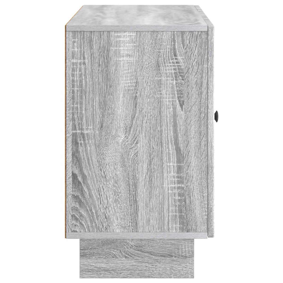 vidaXL Πλαϊνό γραφείο με συρτάρι Γκρι Sonoma 89 x 34,5 x 60 εκ.