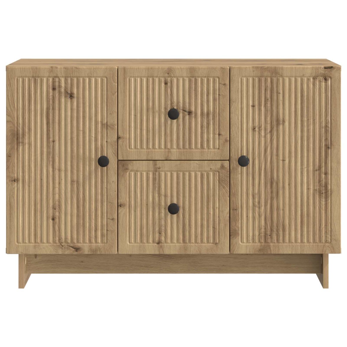 vidaXL Πλαϊνό γραφείο Artisan Δρυς 89 x 34,5 x 60 εκ.