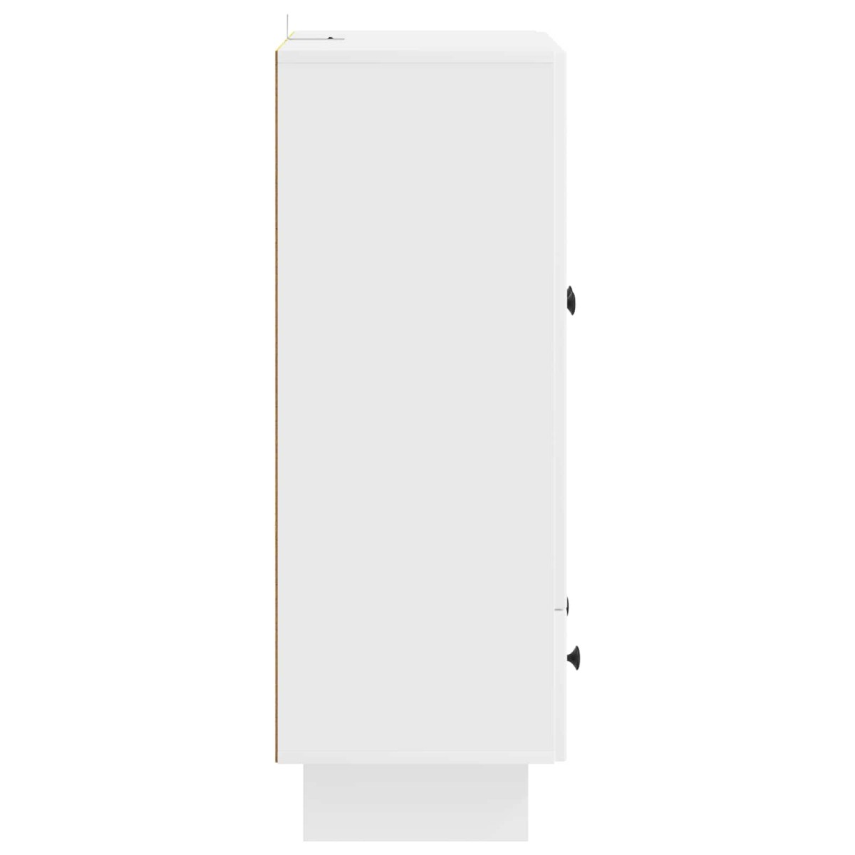 vidaXL Πλαϊνό γραφείο Λευκός 66 x 34,5 x 95 εκ.