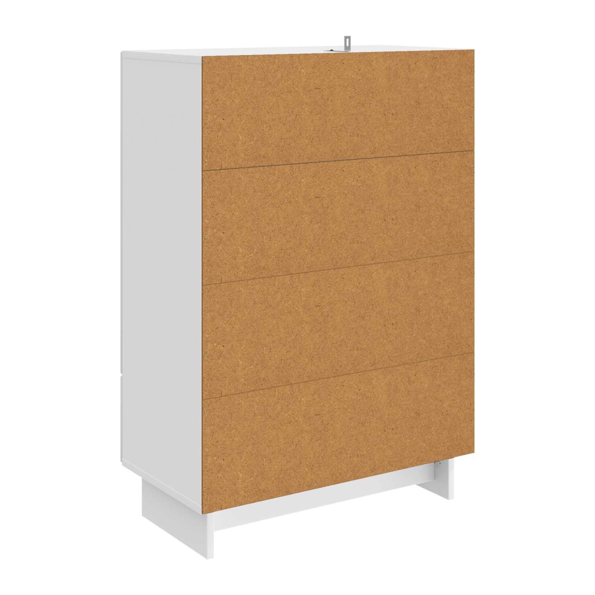 vidaXL Πλαϊνό γραφείο Λευκός 66 x 34,5 x 95 εκ.