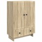 vidaXL Πλαϊνό γραφείο Δρύς Sonoma 66 x 34,5 x 95 εκ.