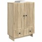 vidaXL Πλαϊνό γραφείο Δρύς Sonoma 66 x 34,5 x 95 εκ.