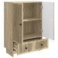 vidaXL Πλαϊνό γραφείο Δρύς Sonoma 66 x 34,5 x 95 εκ.