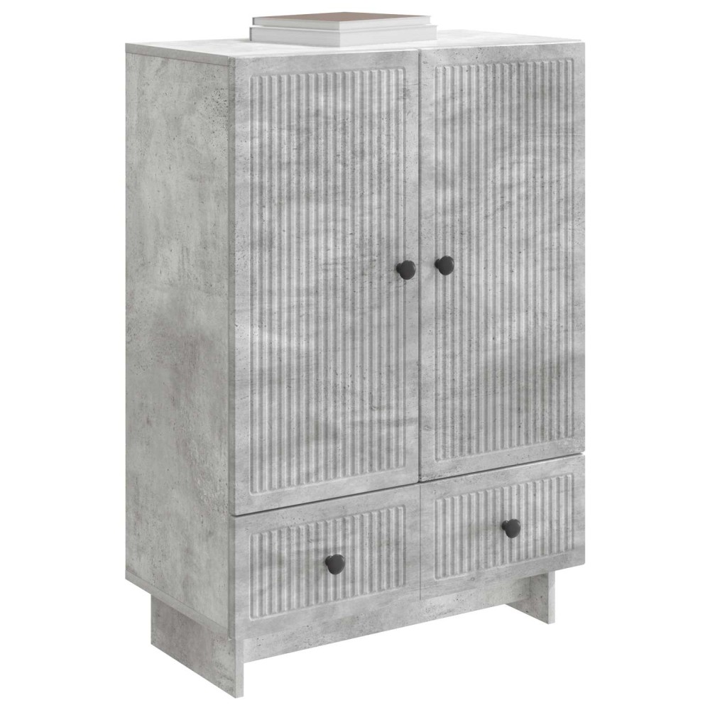 vidaXL Πλαϊνό γραφείο Σκυρόχρωμο Γκρι 66 x 34,5 x 95 εκ.